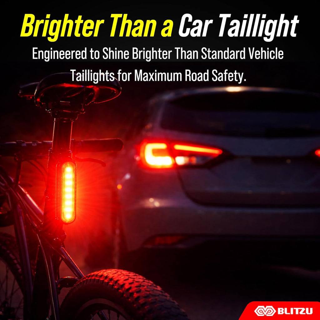 Bike Lights for Night Riding with Bell, Super Bright Bicycle Reflectors, USB Rechargeable Bike Lights Front and Back, Water-Resistant, 4+5 Modes Headlight Taillight Set for Safety, Men, Women & Kids