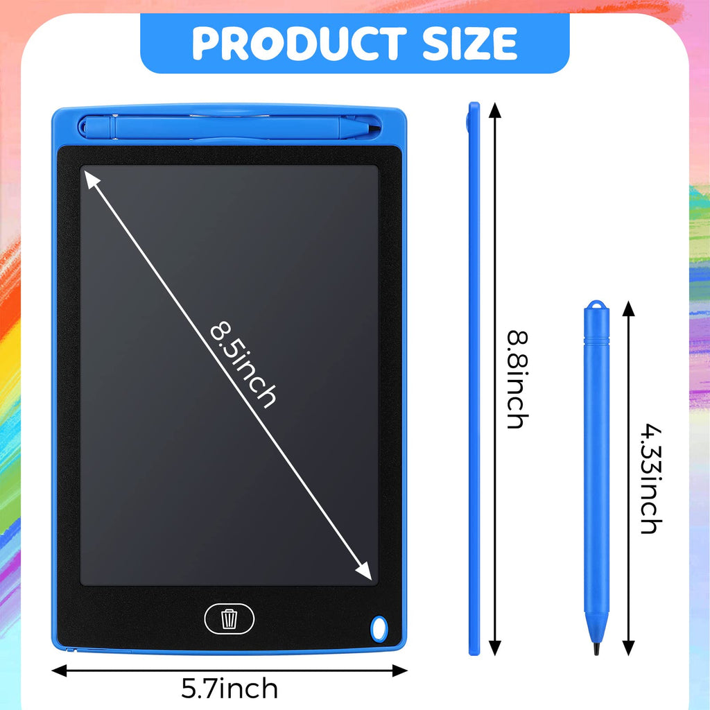 Zhehao 32 Pcs LCD Writing Tablet for Kids Bulk 8.5 Inch Colorful Doodle Board Tablet Erasable Doodle Pad Educational Toy Birthday Easter Gift for Boys Girl Age 3-10(Black)