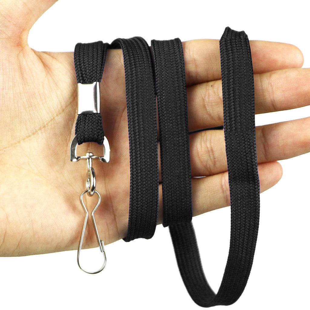 Bird Fiy Lanyard 100 Pack Bulk Badge Lanyards for ID Badges Neck Cruise Name Tag ID Holder