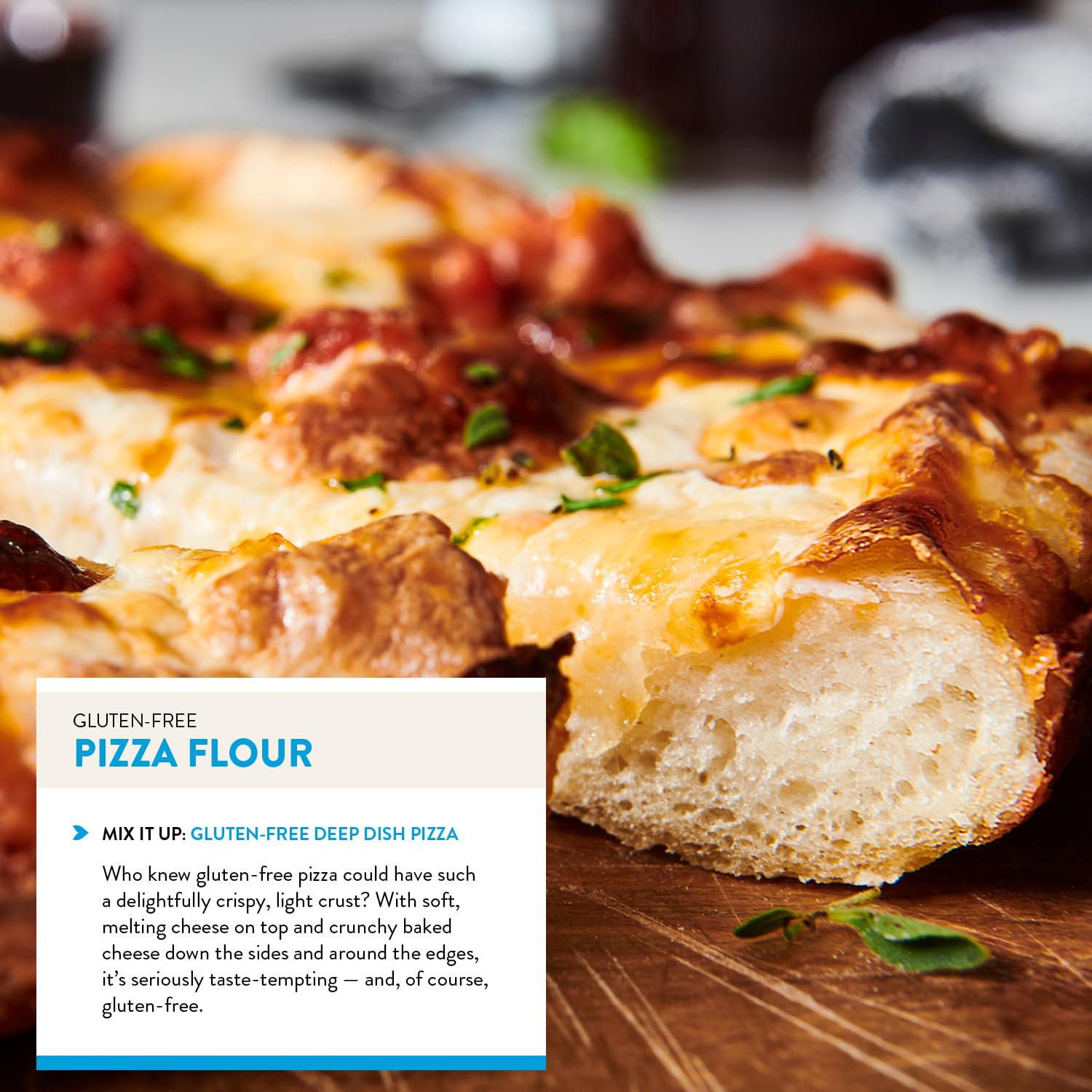 King Arthur Gluten Free Pizza Flour: Crispy Neapolitan-Style Crust - 32 Oz Box, Perfect for GF Baking, Celiac-Friendly, 00 Pizza Dough Mix