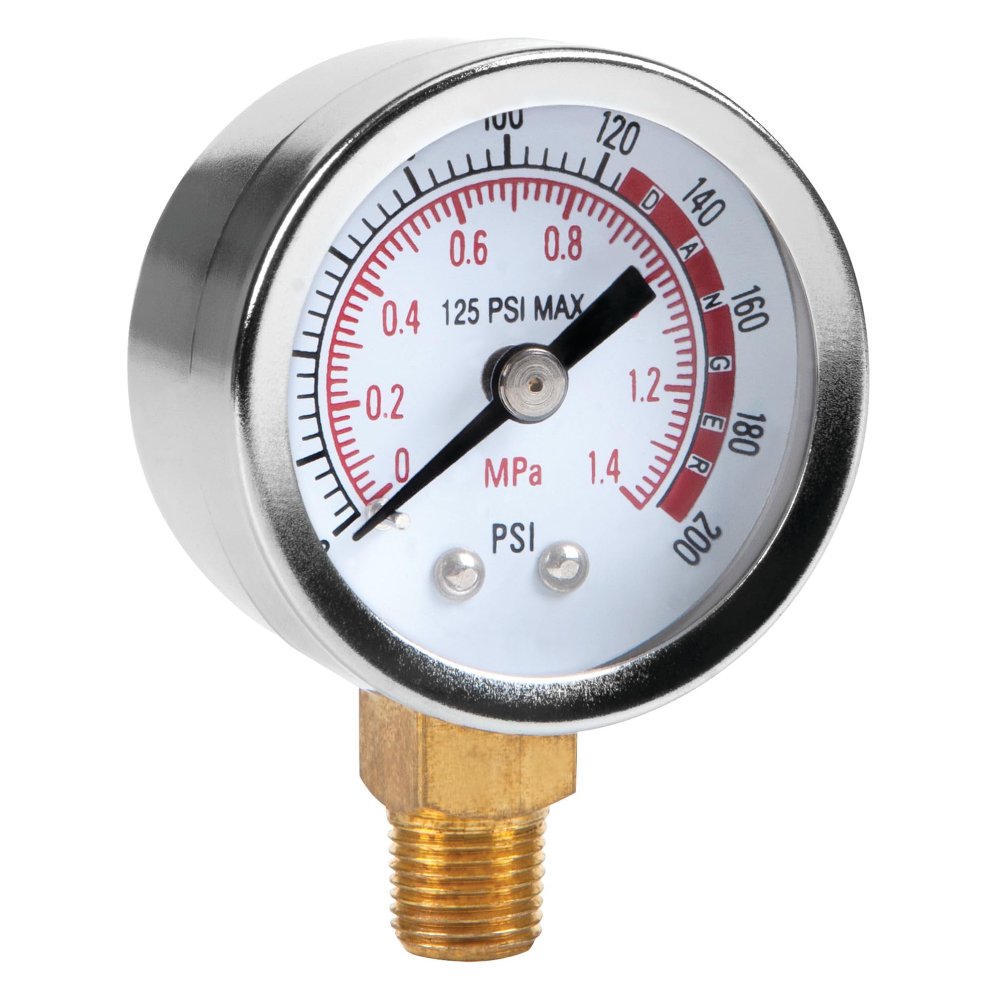Performance Tool 60505 Air Tank Gauge - Essential for Safe and Accurate Pressure Monitoring, Do Not Exceed Maximum PSI for Optimal Performance