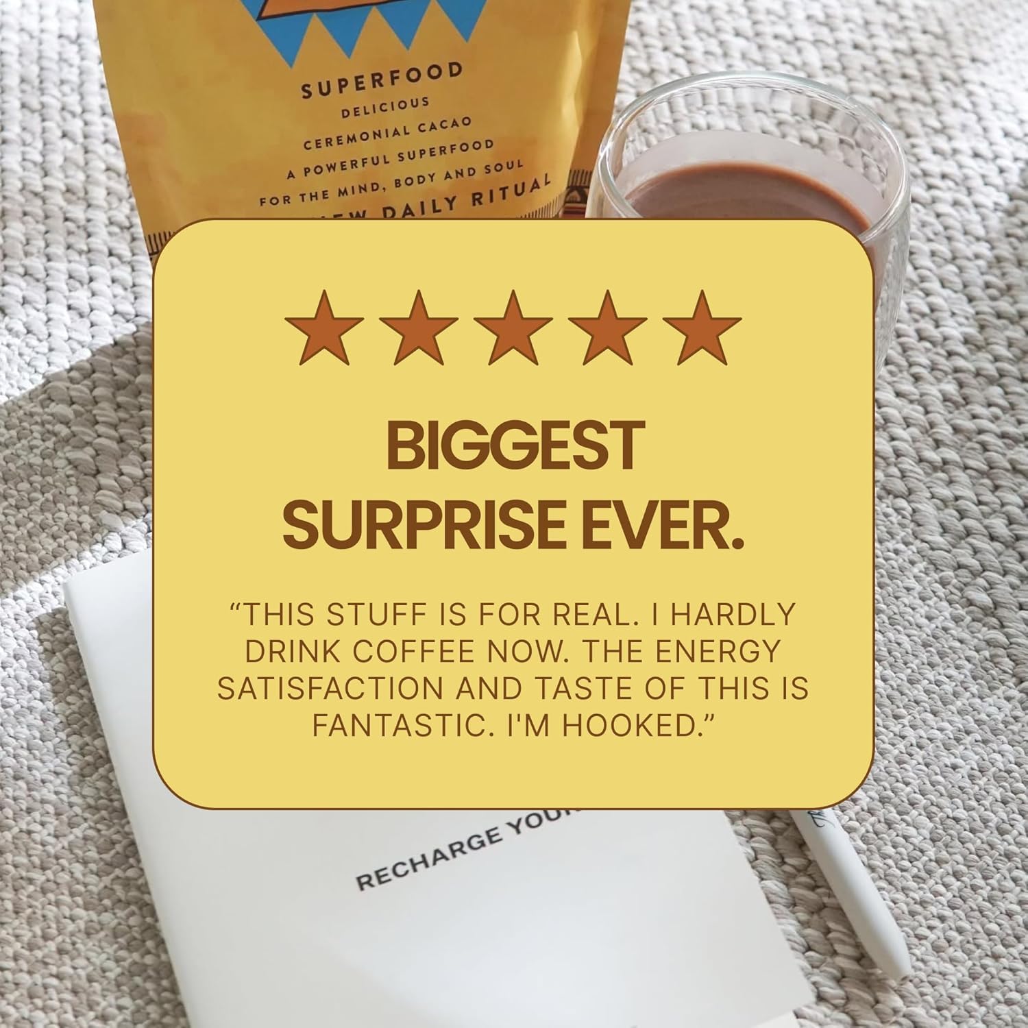 KORACAO Sustainably Harvested Cacao | Ideal Superfood for Everyday Bliss | Ceremonial Grade Cacao | Enhance Your Spiritual Journey with Ancient Superfood Delight - 1 Pound
