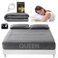 Earthing Grounding Sheets Twin Size(Grey) - 400 Thread Count Soft Earthing Sheets w/Cotton, Silver Fiber - Reinforced Grounding Cord for Conductivity – Ideal Grounding Bed Sheets for Better Sleep