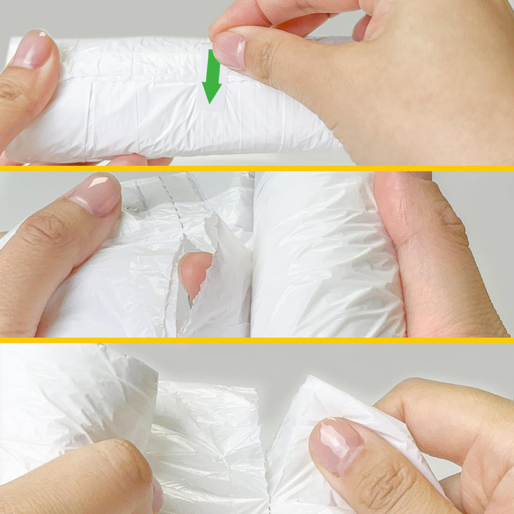 2.6 Gallon Small-Trash-Bags Plastic Drawstring Garbage-Bag - Mini Tiny White Unscented 80 Count For Bathroom Car Can Restroom Office Liners Waste Basket Strong Bulk Inwaysin
