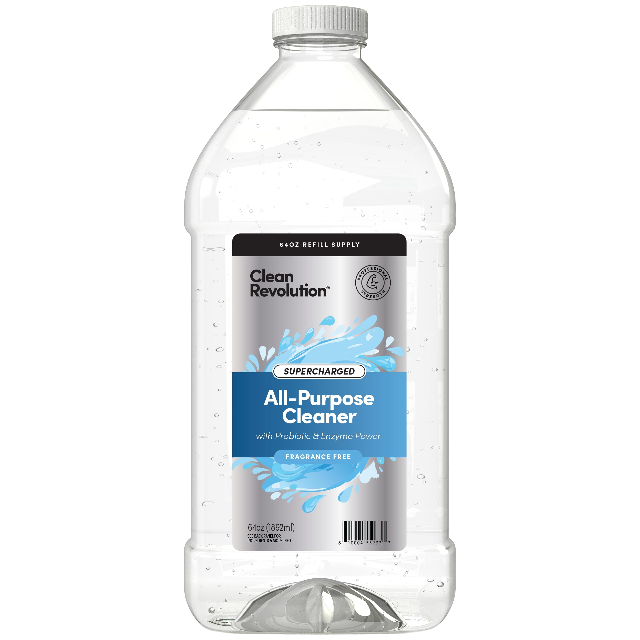 Clean Revolution Multi Surface Cleaner Refill Supply, Non-Toxic, Eco-Friendly & Plant-Based, Ready to Use, Dreamy Citrus, 128 Fl Oz (1 Gallon)