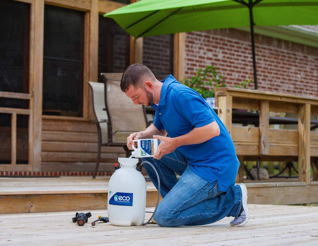 Eco Advance Exterior Wood Siloxane Odorless Spray-On Application Waterproofer, Waterproof Wood Sealer, Safe for Plants, Pets, and People, 1 Gallon