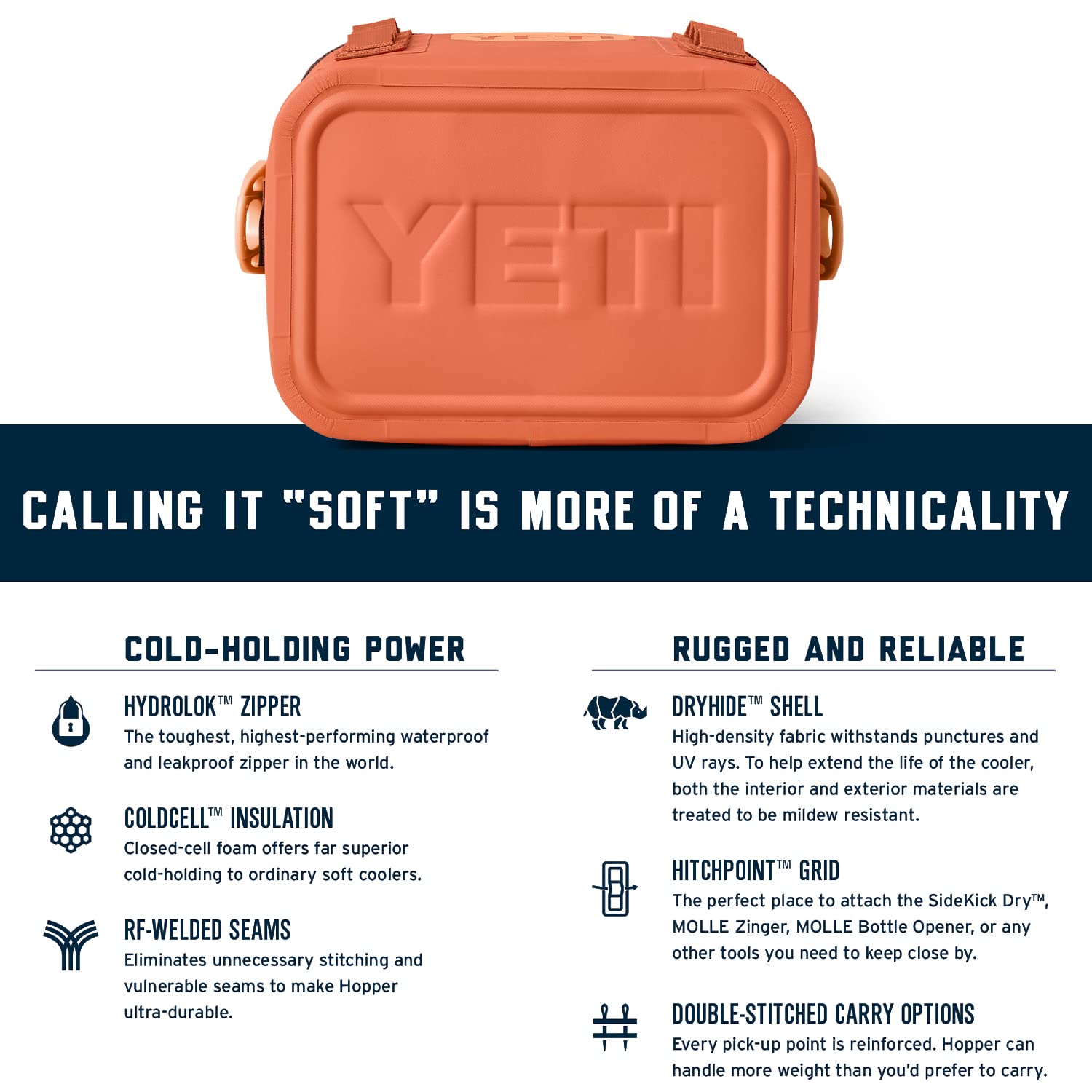 YETI Hopper Flip 8 Portable Soft Cooler
