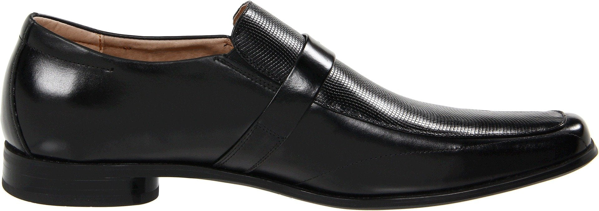 STACY ADAMS Men's Beau Moc Toe Bit Slip-On Loafer