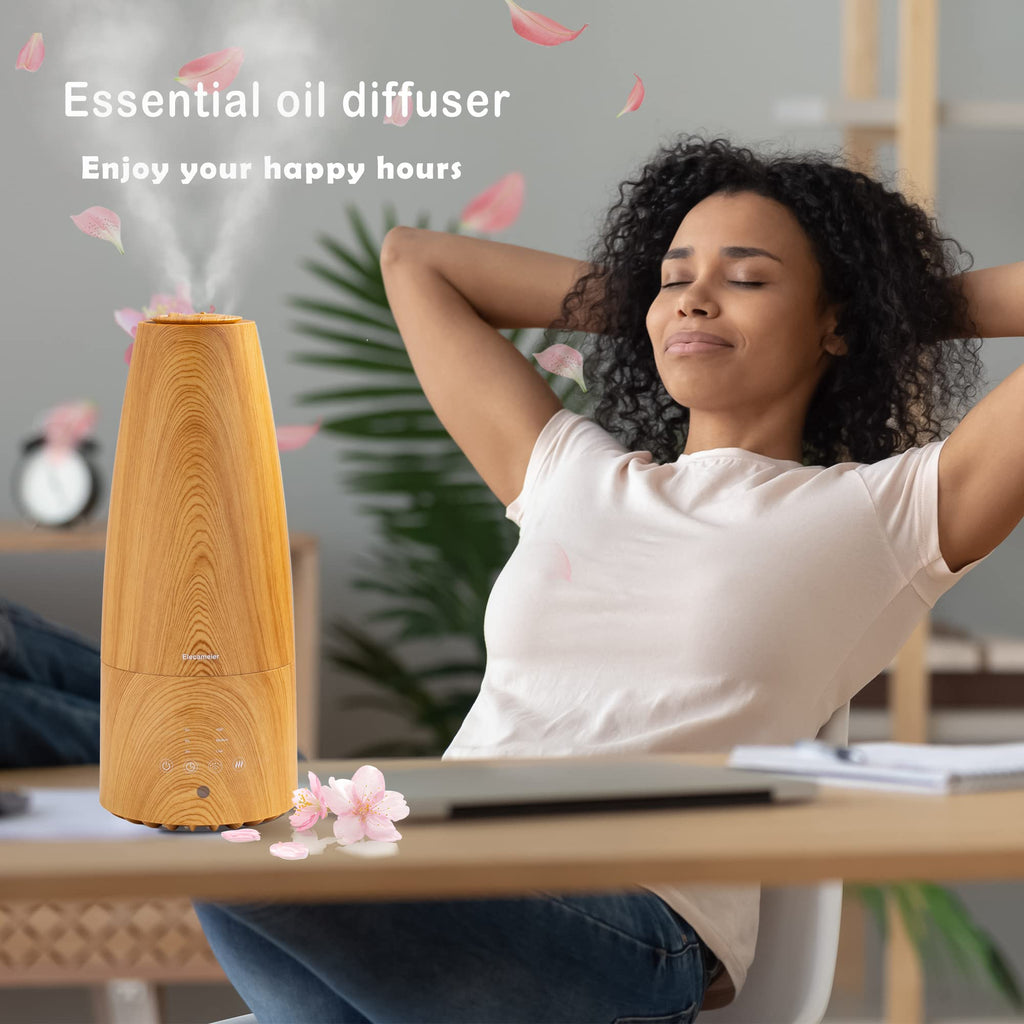Warm and Cool Mist Humidifier for Home/Bedroom with Remote Control 2.3L Smart Air Humidifier for Desk/Office/Bedroom 25dB Whisper Quiet with Auto Shut off