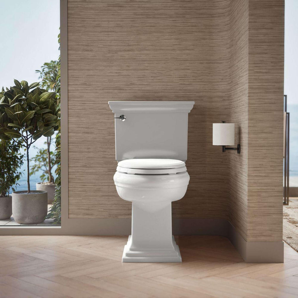 KOHLER 4733-RL-17 Glenbury ReadyLatch Quiet Close Elongated Toilet Seat, Soft Close Toilet Seats, Teal