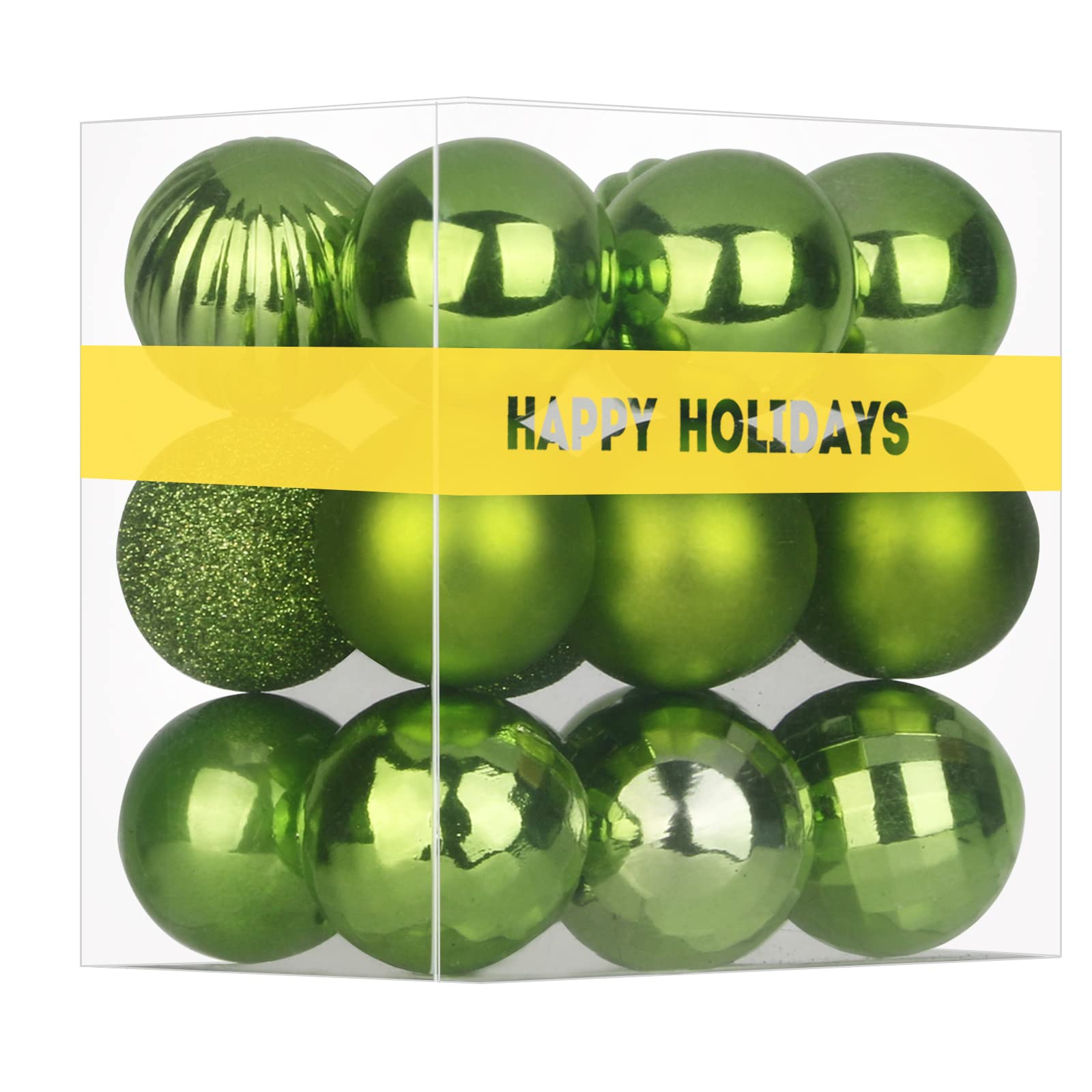 Bubblegun Pink 1.6" Small Christmas Balls Christmas Tree Decoration Ornaments Shatterproof Hanging Balls for Birthday Halloween Holiday Wedding Decorations Set of 12pcs