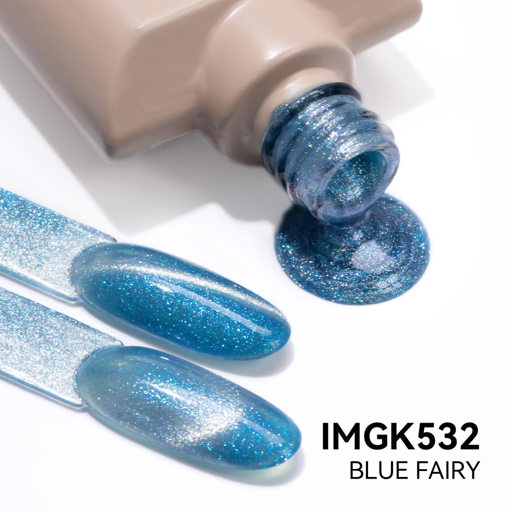 MAYCHAO 15ML Golden Amethyst Cat Eye Gel Nail Polish 1Pc Velvet Mirage Cat Eye Gel Polish Soak off Holographic Magnetic Nail Polish for Nail Art Manicure Salon DIY at Home, 0.5 OZ