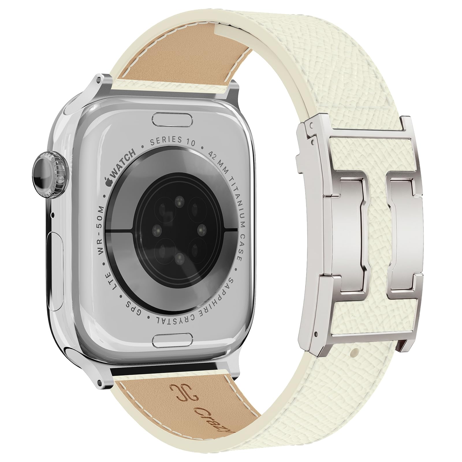 Designer Leather Band Compatible with Apple Watch 49mm46mm45mm44mm42mm41mm 40mm38mm for Women,Magnetic Buckle Replacement Strap for iWatch Ultra 3/2 /1 SE 3/2/1 Series 11/10/9/8/7/6/5/4/3/2/1