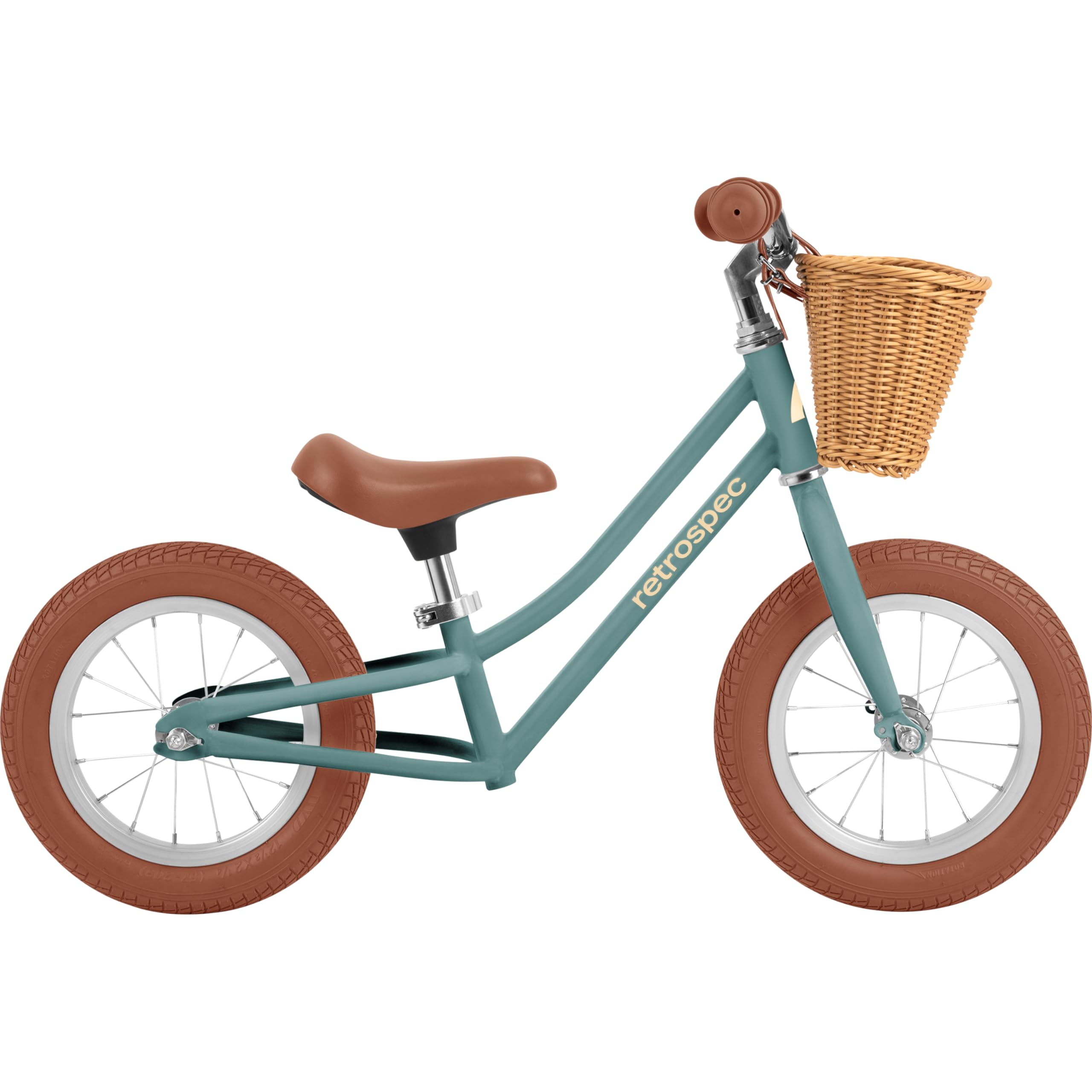 Retrospec Baby Beaumont Kids' Balance Bike for Toddlers, No Pedals, Cushioning Air Filled Tires for Boys and Girls Ages 18 Months - 3 Years, with Adjustable Seat Height