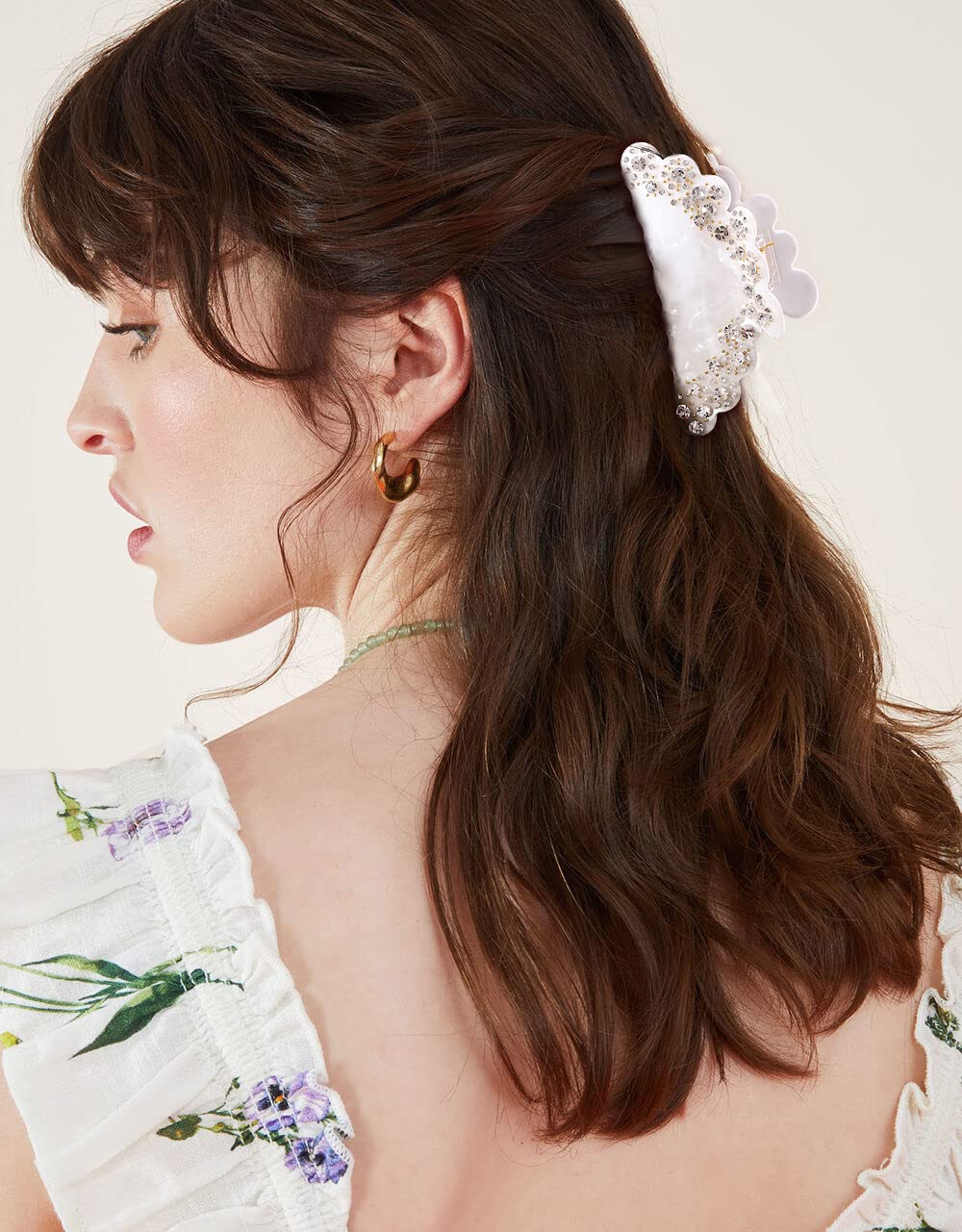 LILIE&WHITE Tortoise Claw Clips For Women - Strong Thick Hair Styling Accessories With Claws For Styling 1PC