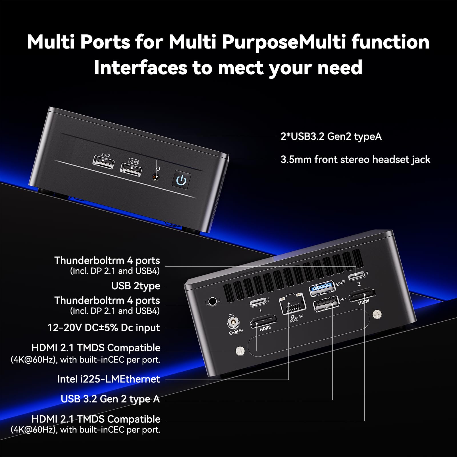 Intel NUC 11 NUC11PAHI5 Panther Canyon Mini PC, Core i5-1135G7, 16GB RAM, 512GB SSD, Mini Computers Windows 11 Pro for Business Home Office, Support 8K/Wifi 6/4K Quad Display/Bluetooth 5/Thunderbolt 3