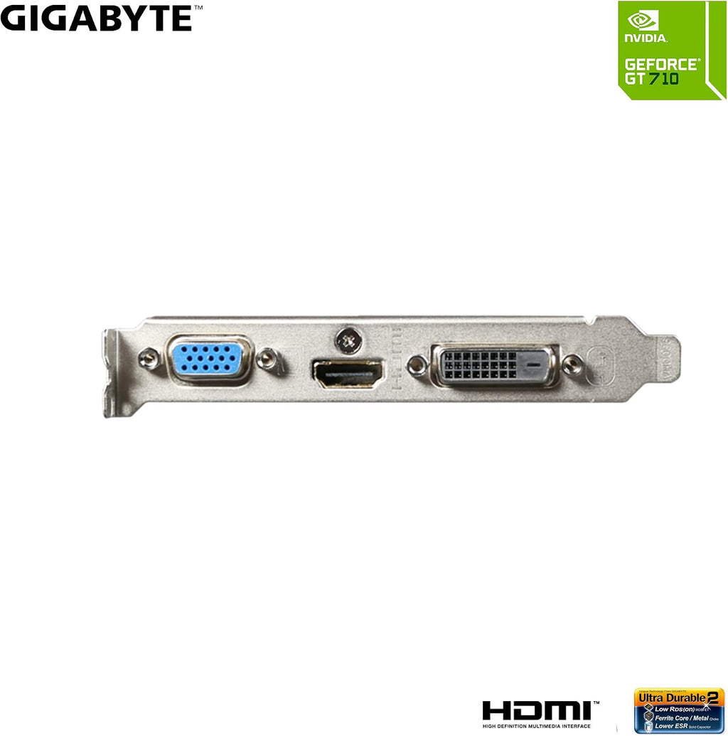GIGABYTE 2GB RAM DDR3 SDRAM Video Graphics Cards GV-N710D3-2GL REV2.0 for Desktop