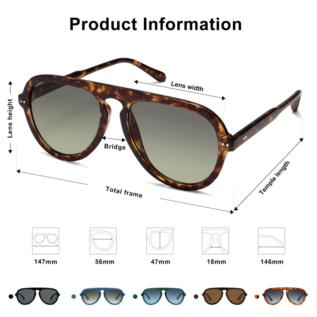SOJOS Retro Aviator Sunglasses Womens Mens Vintage Plastic Frame Shades Lentes De Sol Para Mujer SJ2255