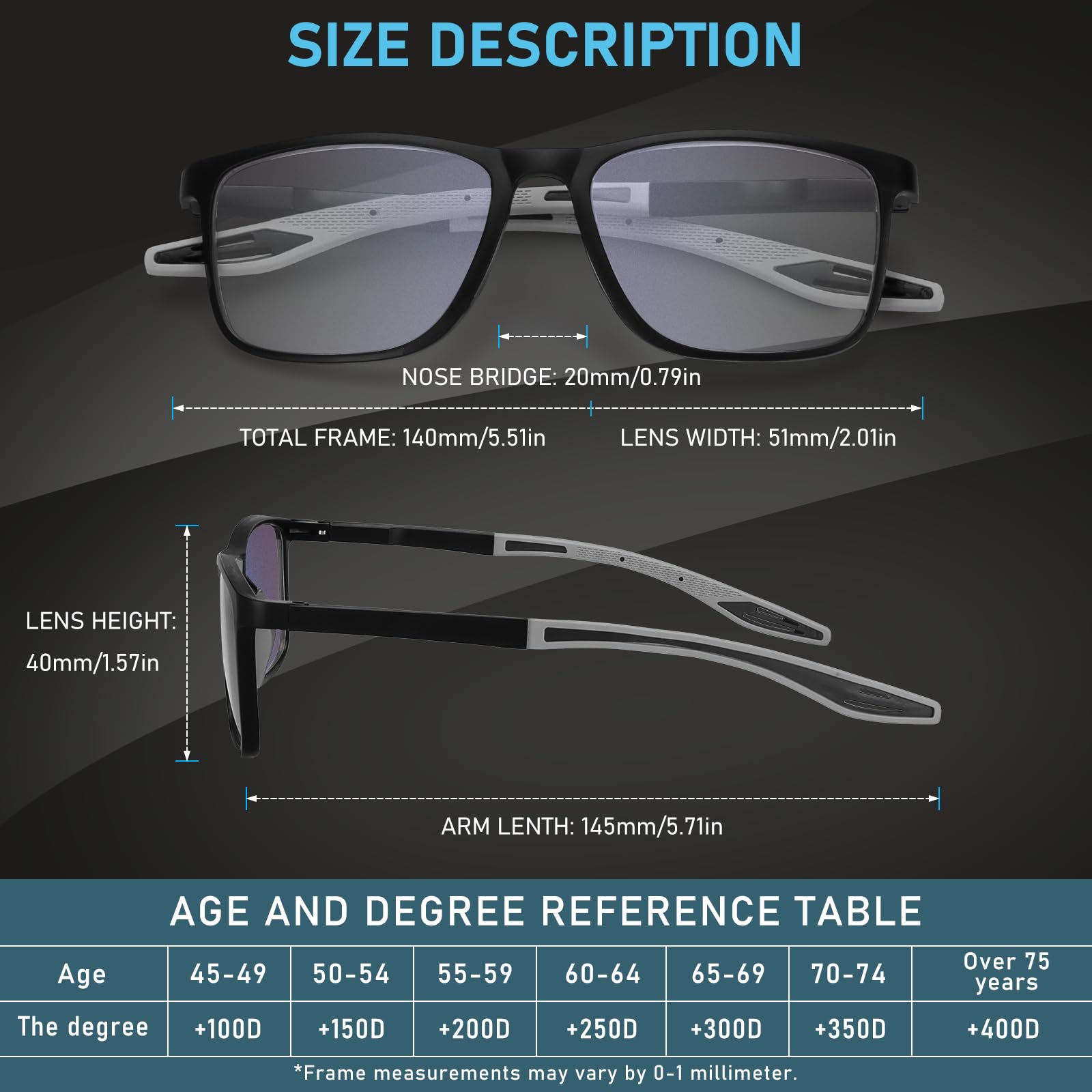 BLOEXCLU 4 Pack Progressive Multifocus Reading Glasses for Men Women TR90 Sports Style Anti-Blue Light Computer Readers