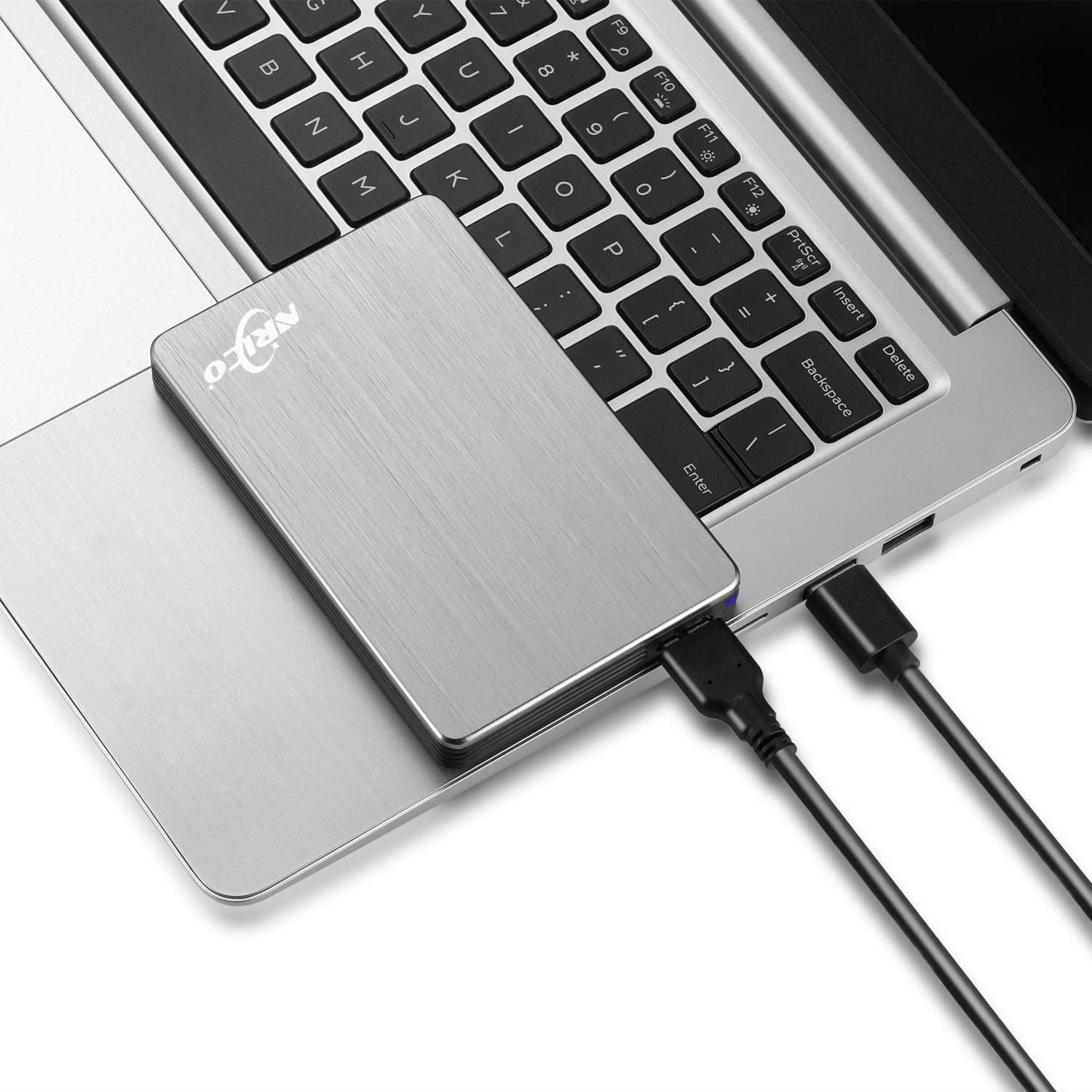 NRICO Portable External Hard Drive, USB 3.0, 2.5 Inch, Compatible with PC, Mac, Desktop (Blue, 320, GB)