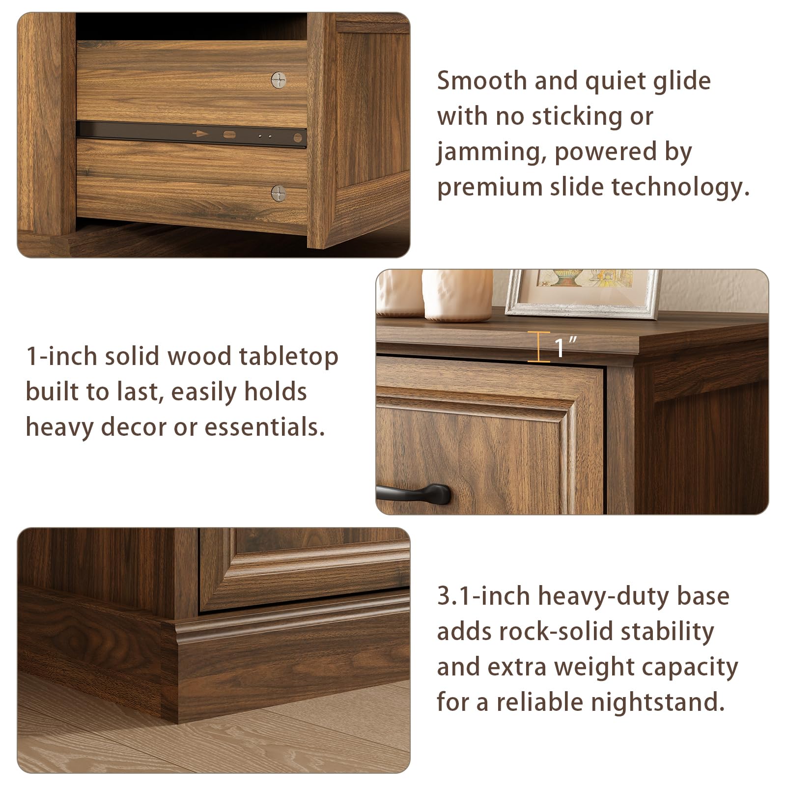Farmhouse 5 Drawers Dresser for Bedroom, 44" Tall Brown dresser Wood Rustic Chest of Drawers with Wide Metal Handle,Natural Texture,Drawer Organizer for Bedroom,Living Room,Hallway and Entryway