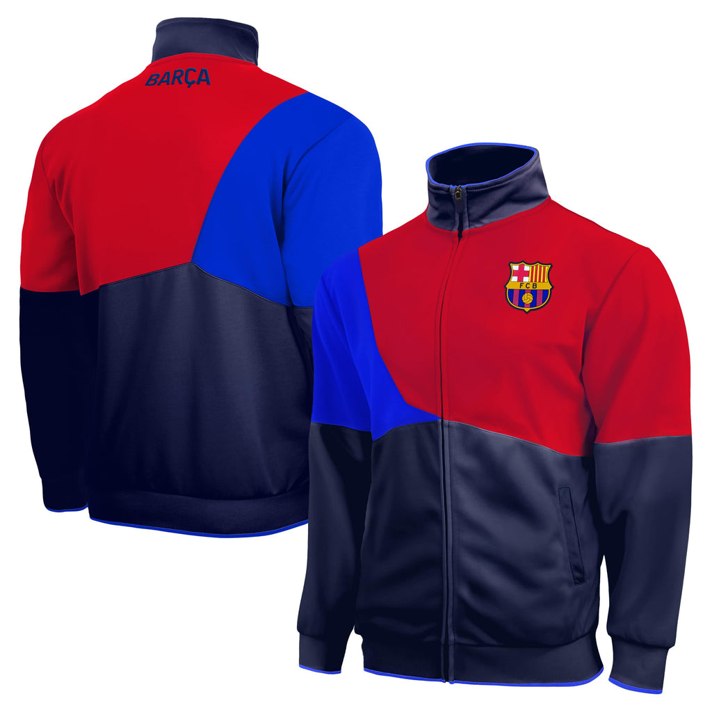 Icon Sports Officially Licensed FC Barcelona Soccer Track Jacket - Unisex Adult