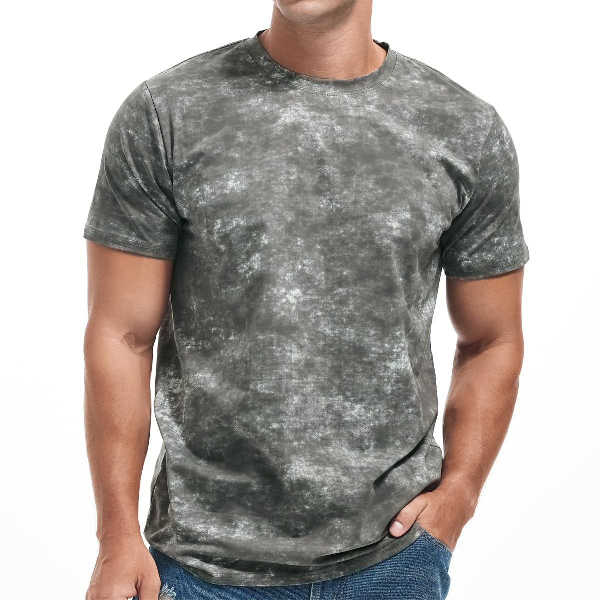 YININF Mens Hipster Hip Hop Short Sleeve Print T-Shirt Shirts Men