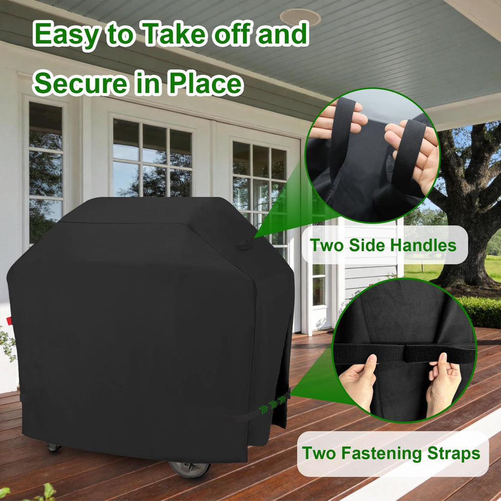 Outdoor Waterproof Small Grill Cover Fits for Weber Spirit 210 Series(E 210,S 210,E 215), Charbroil, Kenmore Grills, Heavy Duty 2 Burner BBQ Cover 30",Compared to Weber 7105