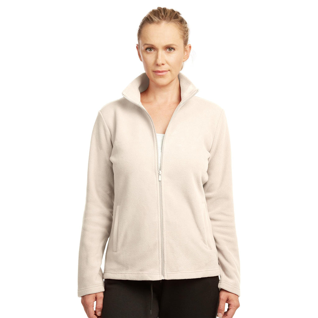Sofra Women's Polar Fleece Full Zip Up Winter Jacket
