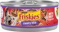 Purina Friskies Wet Cat Food, Meaty Bits With Beef in Gravy - (Pack of 24) 5.5 oz. Cans