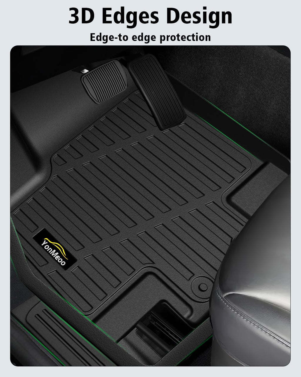 Floor Mats & Cargo Mat & Backrest Mat Custom for Toyota RAV4 Hybrid 2026 (Not for Cargo Area with Subwoofer) (Not for Phev), Door Sill Guards, All Weather TPE Floor Liners for RAV-4 2026 Accessories