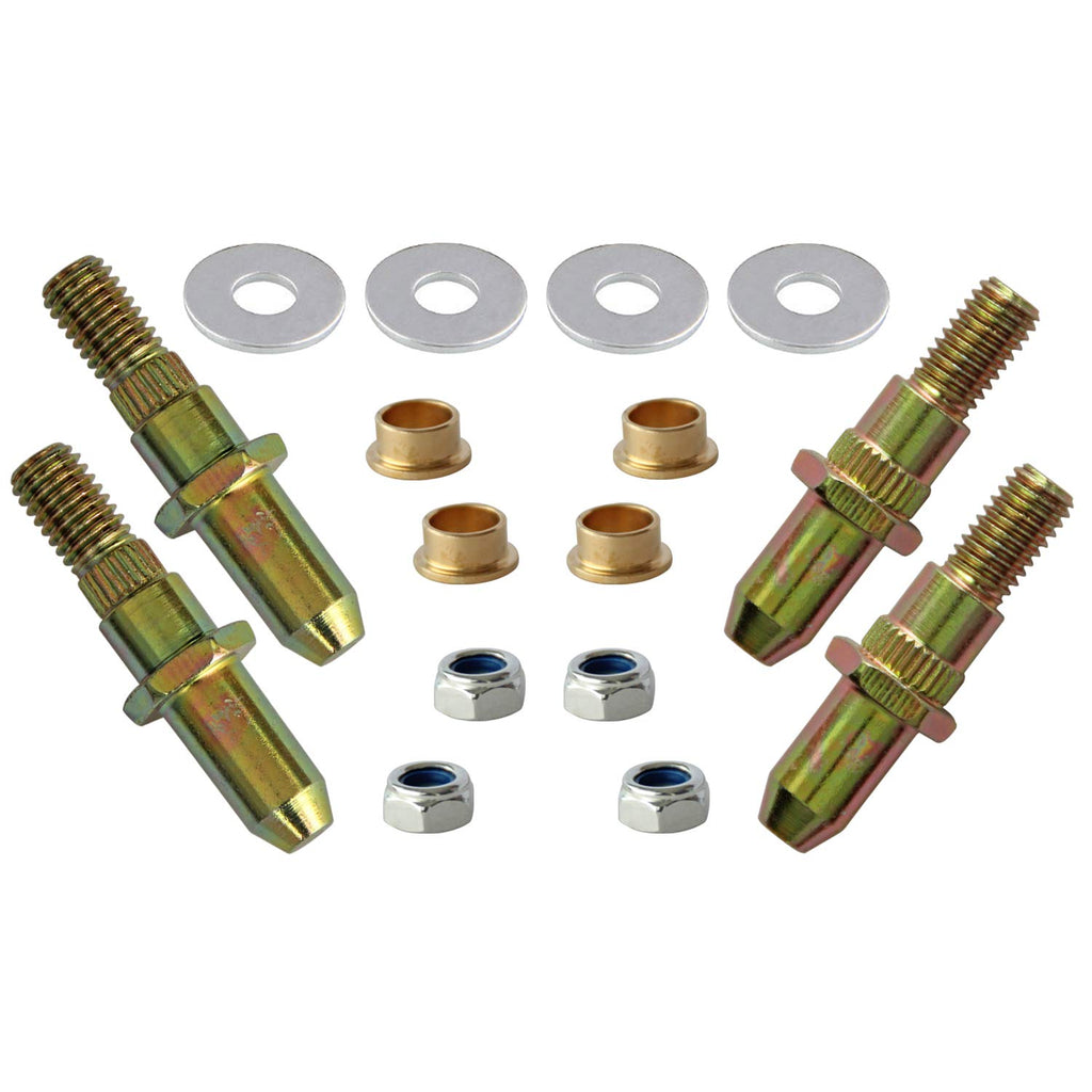 Door Hinge Pin and Bushing Kit Hinge with Pin LEDAUT Replacement for Ford F150-F350 Bronco SUV