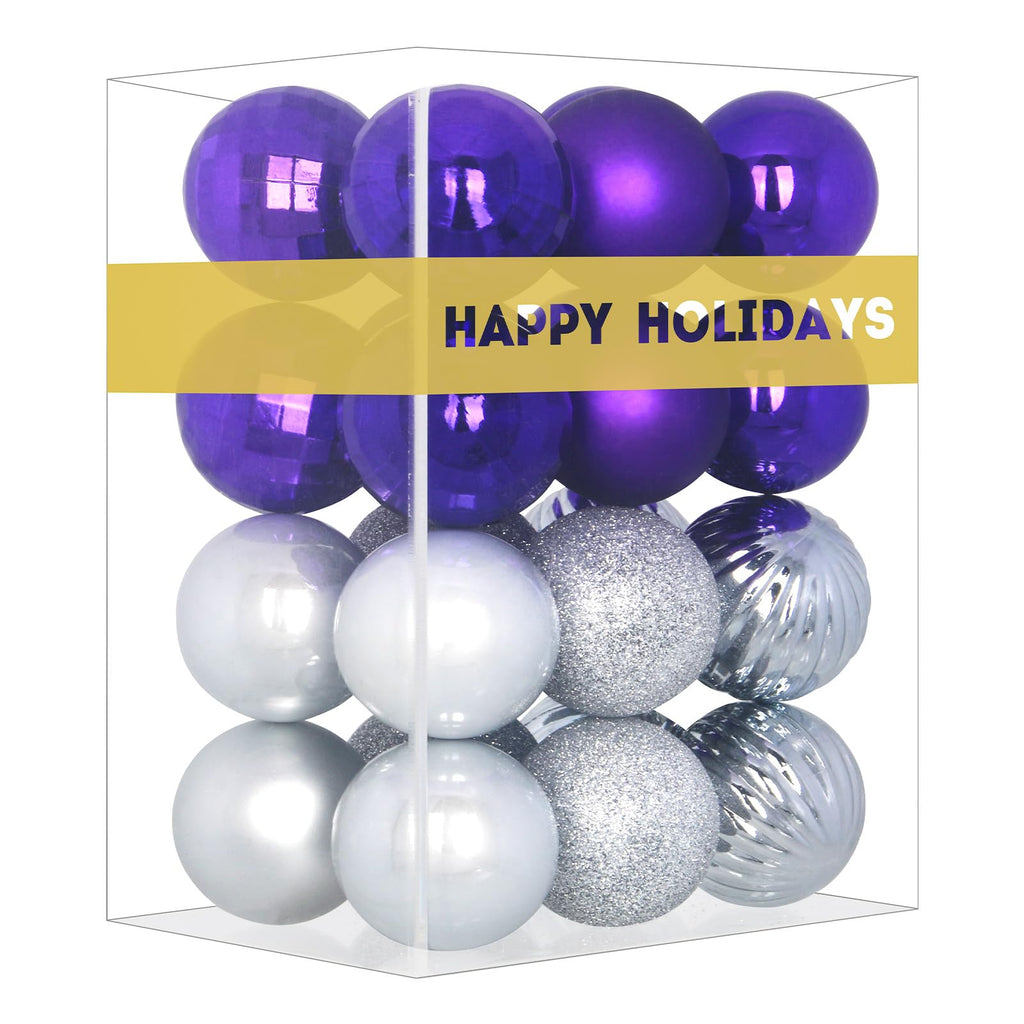 Bubblegun Pink 1.6" Small Christmas Balls Christmas Tree Decoration Ornaments Shatterproof Hanging Balls for Birthday Halloween Holiday Wedding Decorations Set of 12pcs