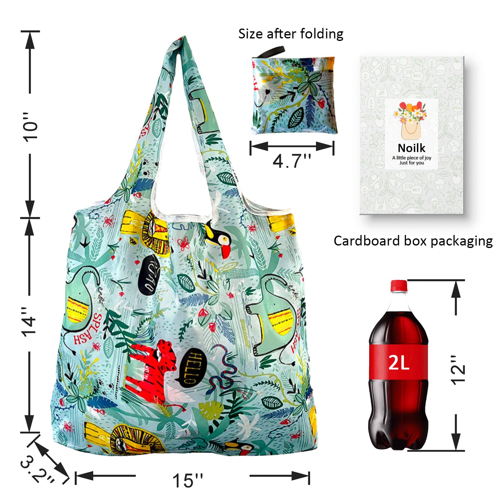 Bolsas de compras reutilizables para comestibles, paquete de 4 de 50 libras bolsas plegables grandes y lavables para mercado, compactas para un fácil almacenamiento, bolsas de tela ligeras y