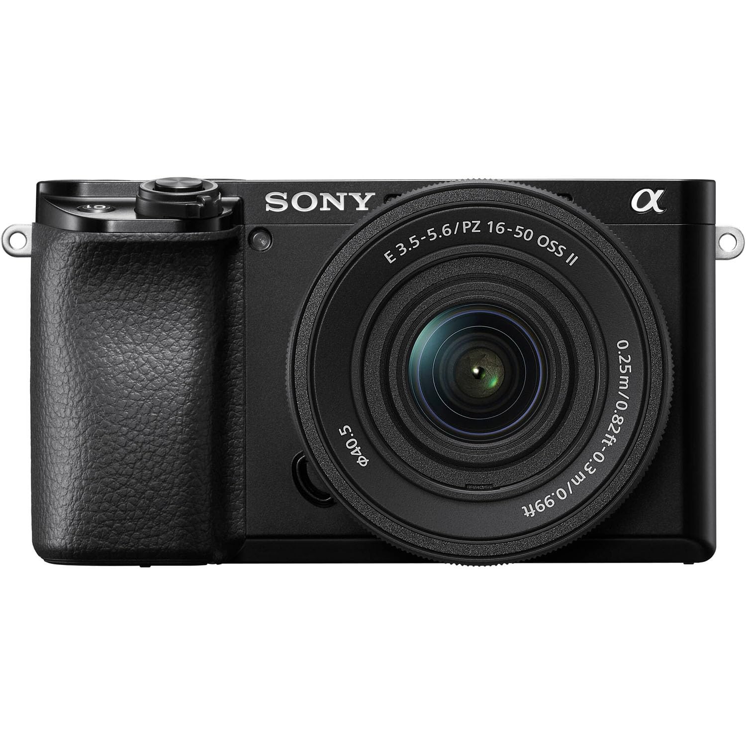 Sony ILCE6100KB Alpha 6100 Mirrorless 4K Video Camera with E PZ 16-50mm Lens - Black