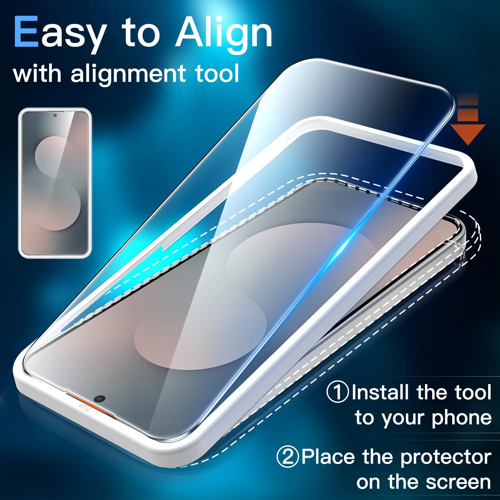 JETech Screen Protector for Samsung Galaxy S20 FE 6.5-Inch with Camera Lens Protector, Tempered Glass Film, Fingerprint ID Compatible, HD Clear, 2-Pack Each