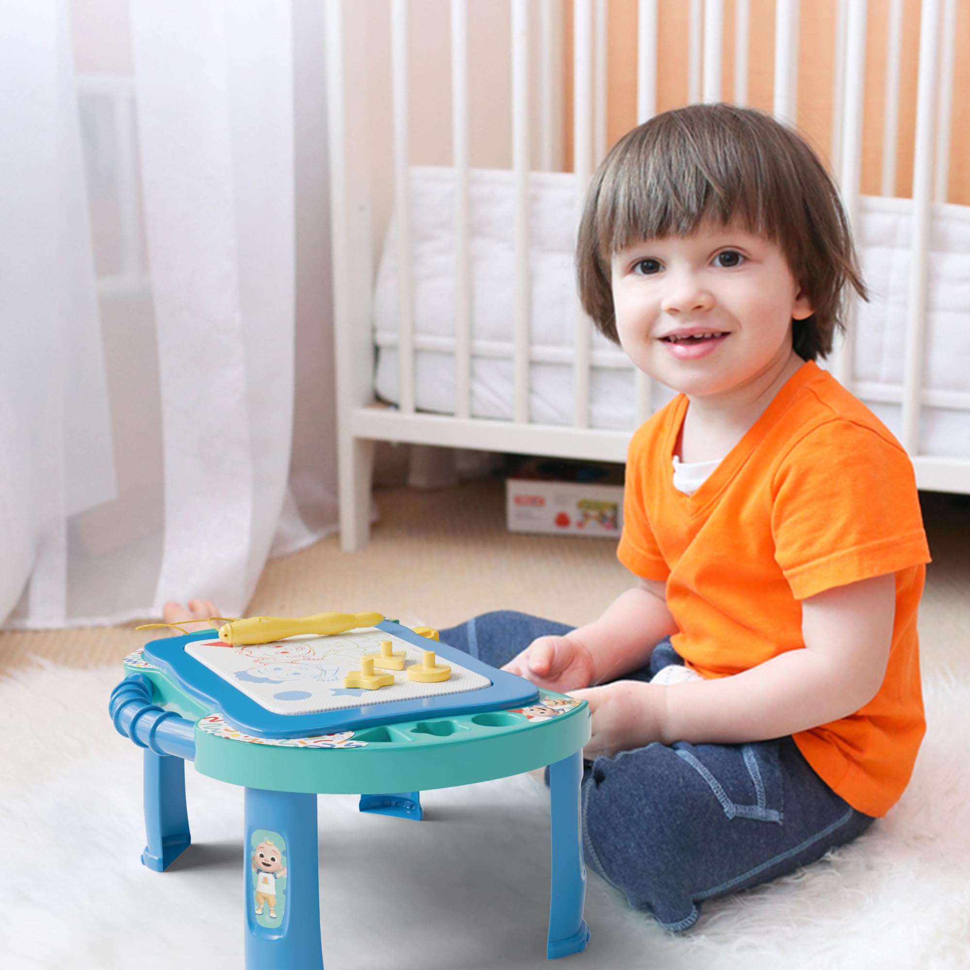 Lollipop Cocomelon Magnetic Drawing Board - Mess-Free Play & Creative Exploration for Toddler Artistic Development with Instant Blank Canvas and Easy Erasing - Educational Learning Toy for Toddlers