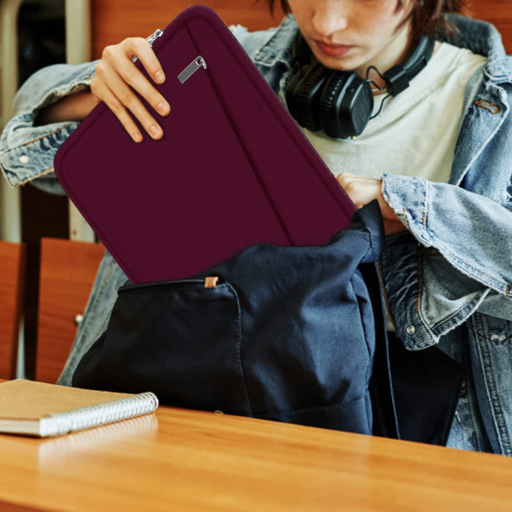 Laptop Sleeve Case 13.3 Inch, Durable 14 Inch Laptop Case Computer Carrying Bag Protective Cover Compatible with 13 14 inch MacBook Pro, MacBook Air, Dell, HP, Lenovo, Notebook, Computer, Black