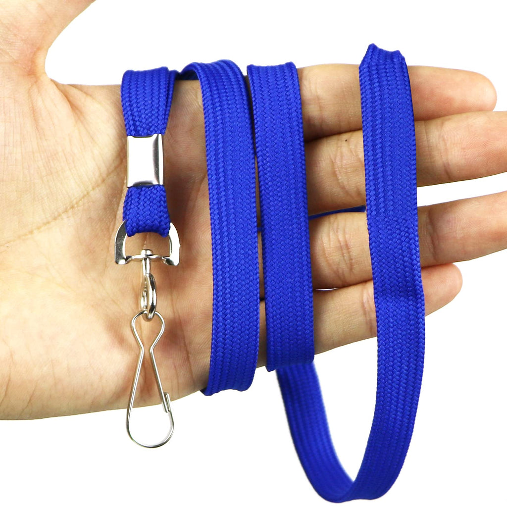 Bird Fiy Lanyard 100 Pack Bulk Badge Lanyards for ID Badges Neck Cruise Name Tag ID Holder
