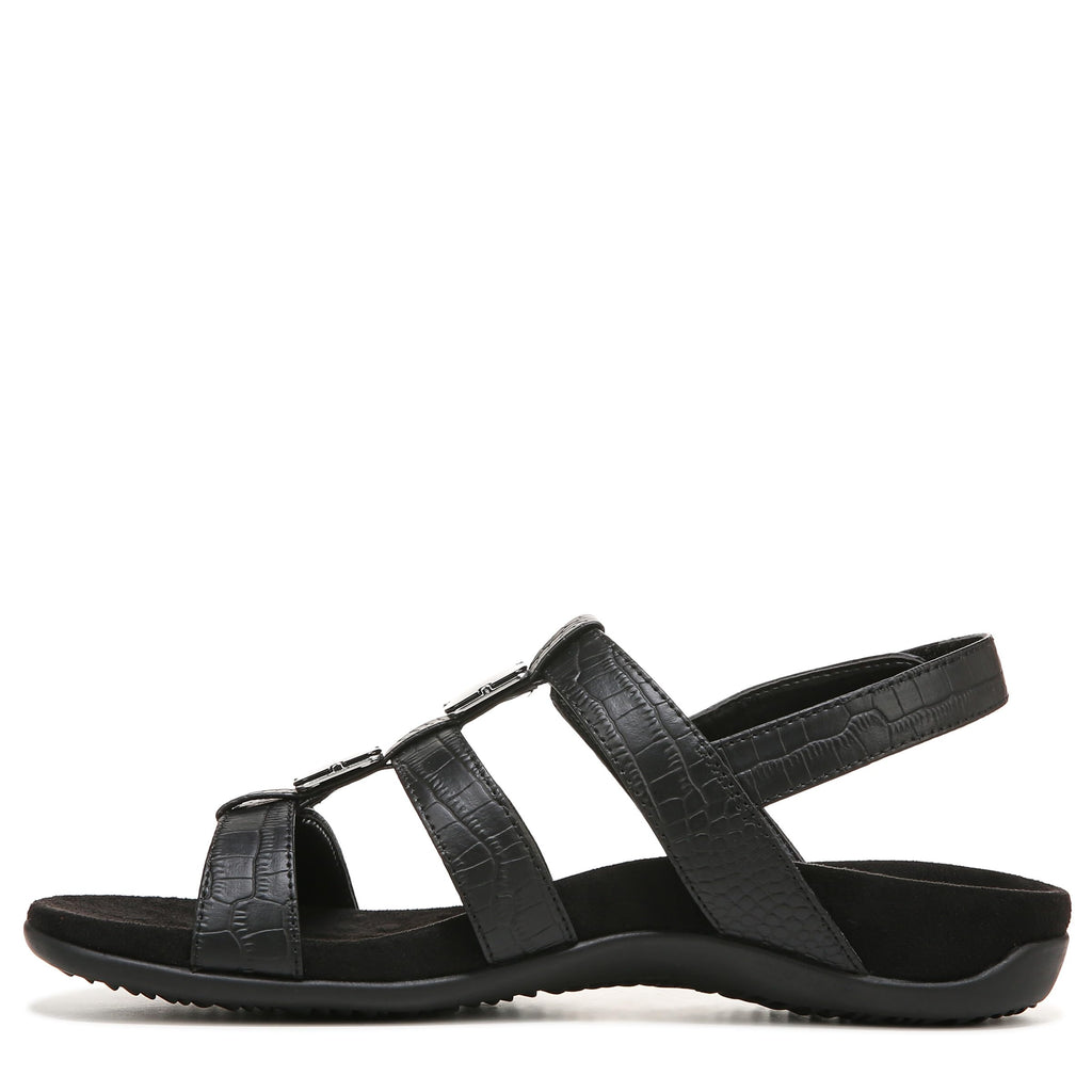 Vionic Women's Women's Rest Amber Backstrap Sandal - Ladies Adjustable Walking Sandals with Concealed Orthotic Arch Support
