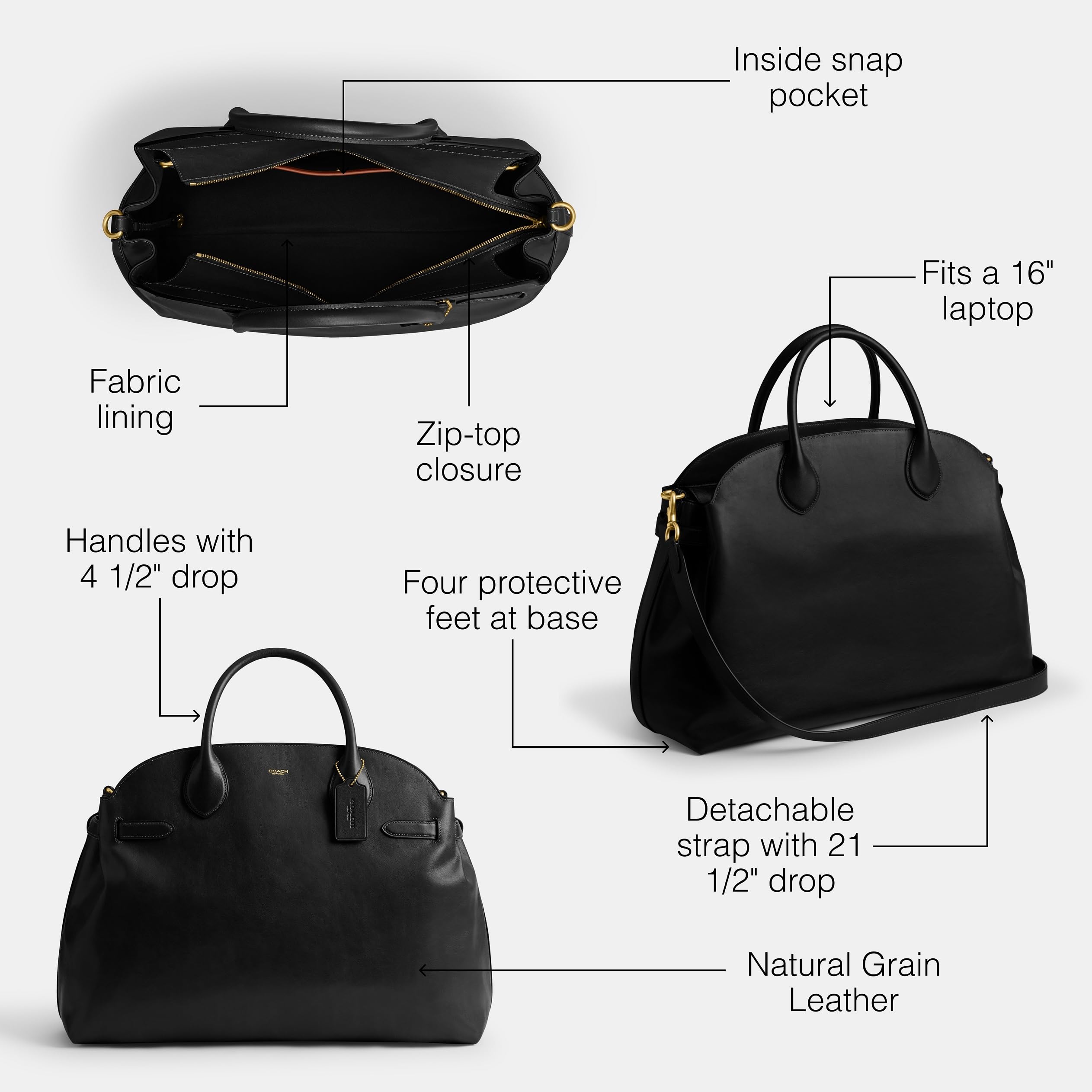 COACH Soft Empire Carryall 48