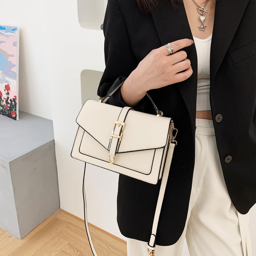 Travistar Crossbody Bags for Women Trendy - Small Cross Body Purse Shoulder Bag Leather Handbags Evening Clutch with 2 Straps | 2 detachable straps