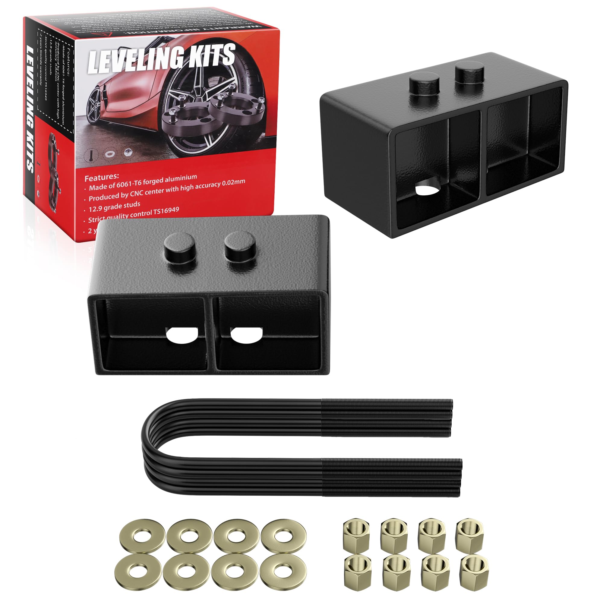 PROEZE 1.5" Front Leveling Lift Kits for 2004-2024 F150 2003-2018 Expedition 2005-2008 Mark LT, 1.5'' Forged Front Strut Spacers Lift Kits