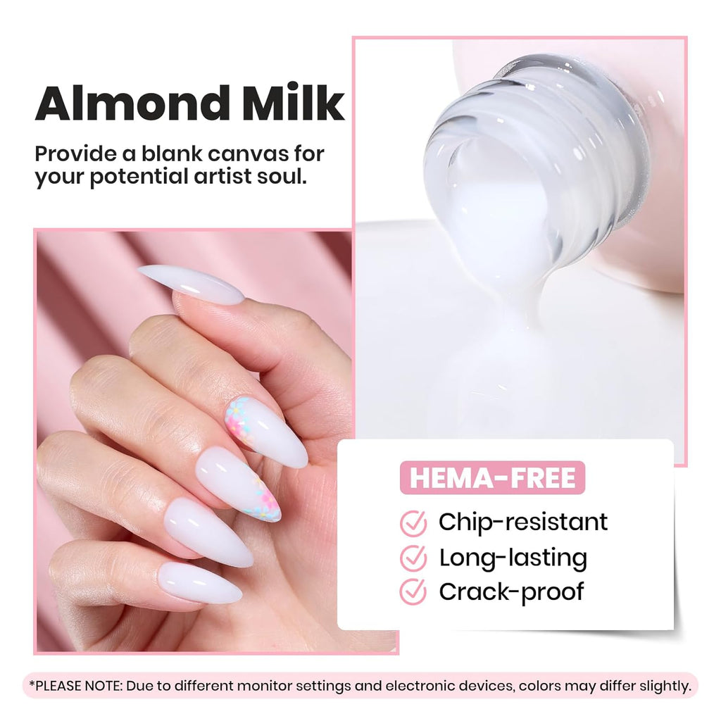 Beetles 2Pcs 15ml Gel Base and Top Coat Set - Upgrade No Wipe Extra Glossy Top Coat Finish for Gel Nail Polish, Soak Off UV/LED Lamp Needed, Essentials for Long-Lasting Manicure Kit