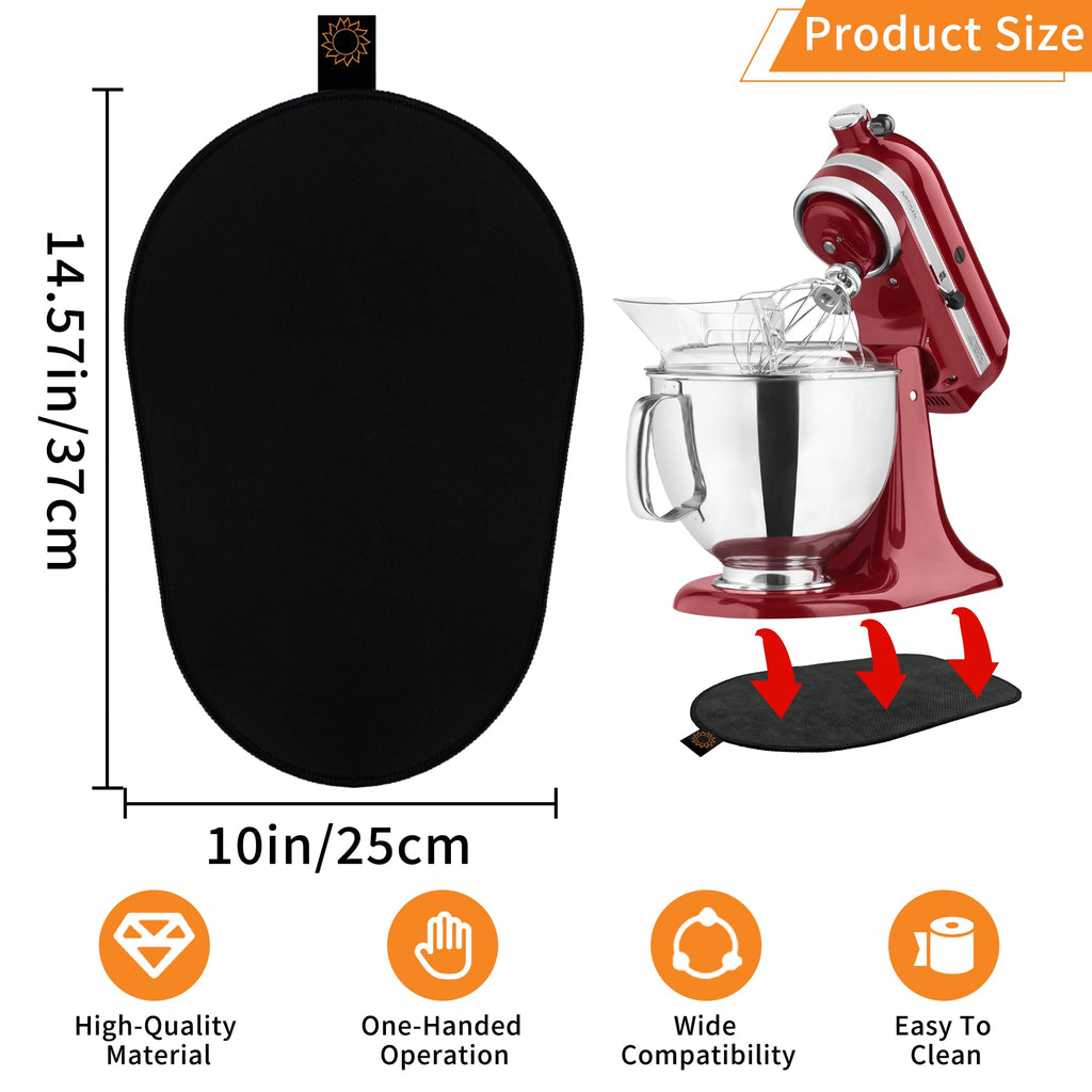 Sliding Mat for Kitchenaid Mixer, Mixer Mover Slider Mat Pad Compatible with Kitchenaid 4.5-5 Qt Tilt-Head Stand Mixer, Kitchen Appliance Slider Mat, Kitchen Aid Mixer Accessories