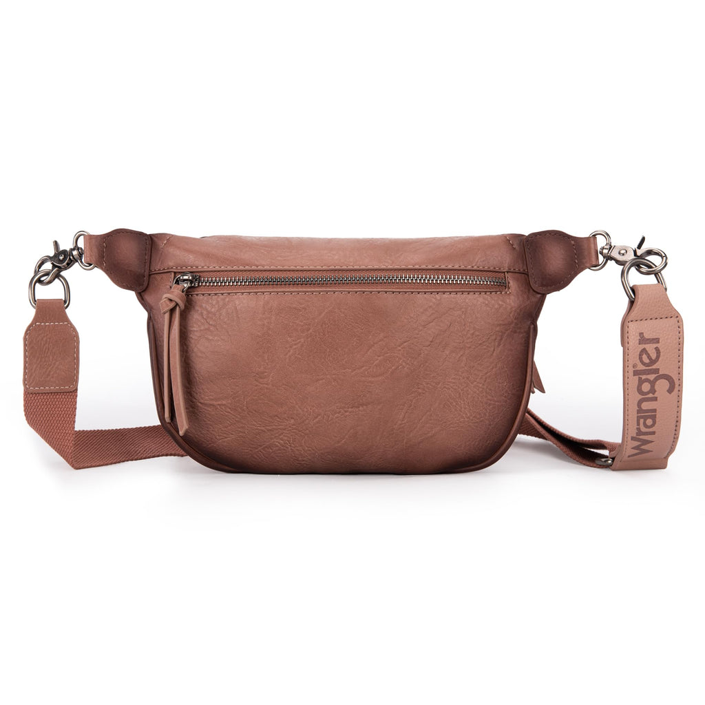 Wrangler Crossbody Bags for Women Large Fanny Packs Bum Bag Travel Belt Bags Sling Purse