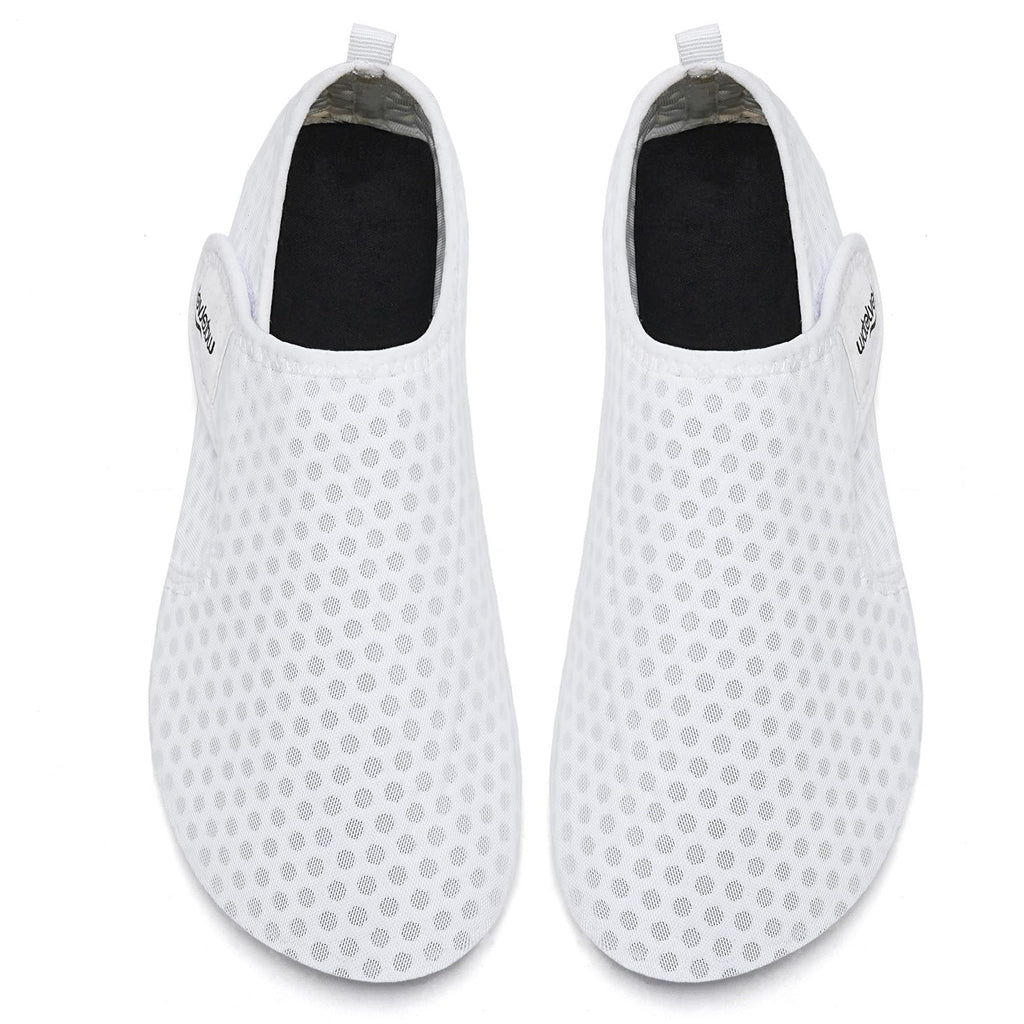 WateLves Water Shoes for Women Men Swim Beach Aqua Socks Quick Dry Barefoot House Slippers Travel Shoes with Adjustable Magic Tape for Pool Diving Boating Yoga Surf
