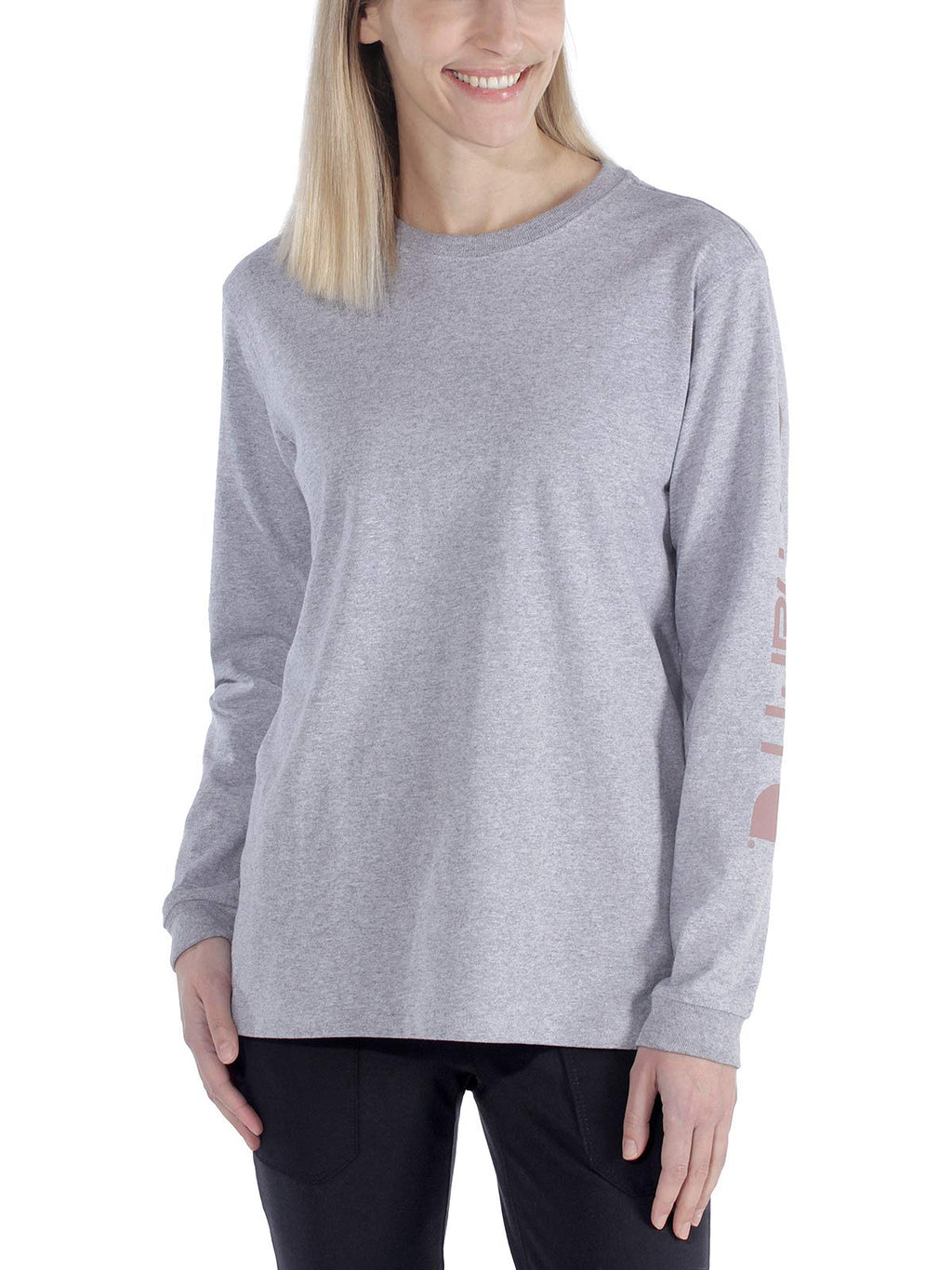 Carhartt Women's Dearborn Loose LS Logo T-Shirt