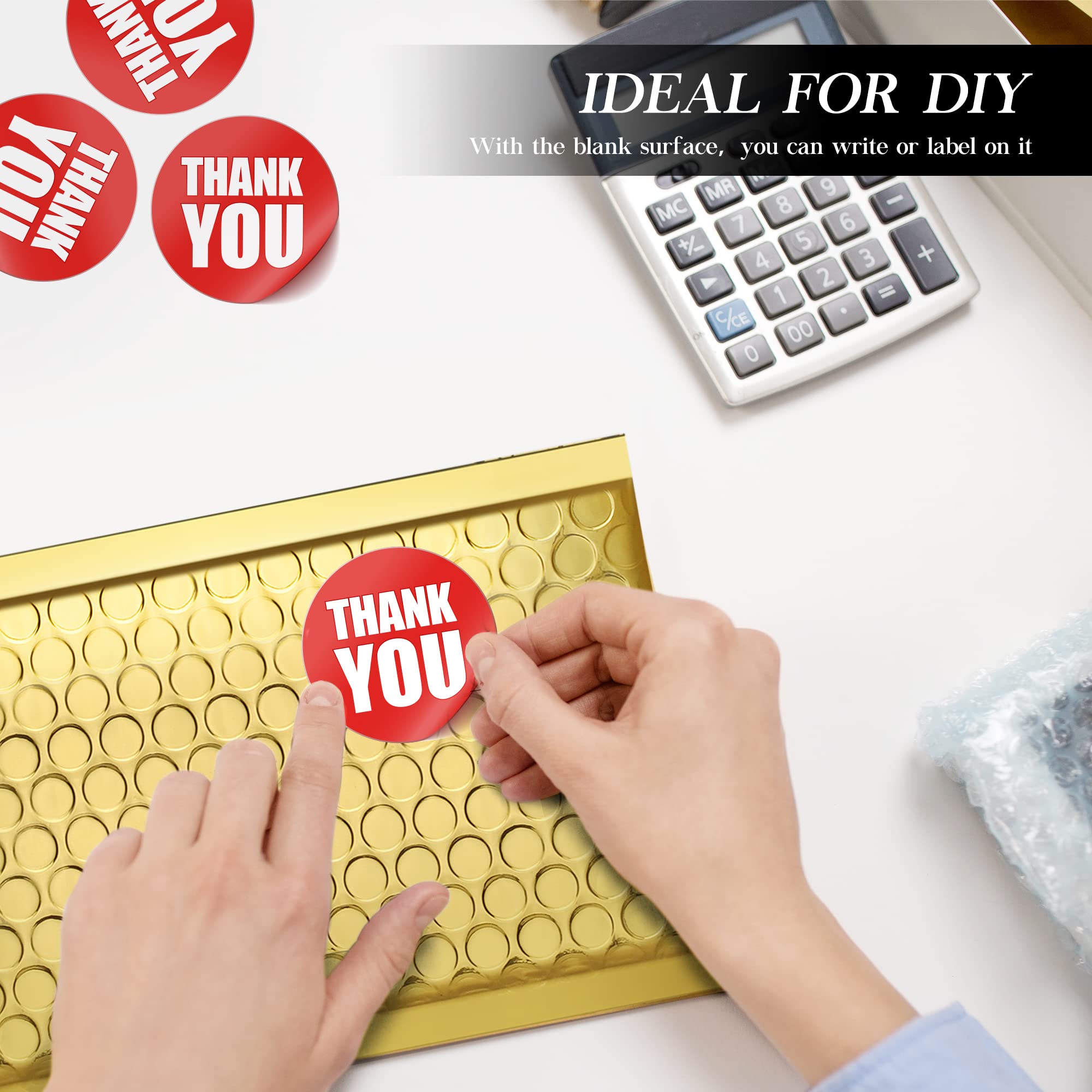 Fuxury Gold Bubble Mailers 4x8" 50 Pack, Usable Size 4X7" Strong Adhesion Metallic Bubble Envelopes,Waterproof Padded Envelopes Small Padded Mailer, Cute Packing for Jewelry, Makeup Supplie,Bulk #000