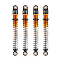 INJORA 51mm Shocks-Long Travel Threaded Double Barrel Damper for Axial AX24 SCX24 Upgrade 1/24 RC Crawler（Gold）